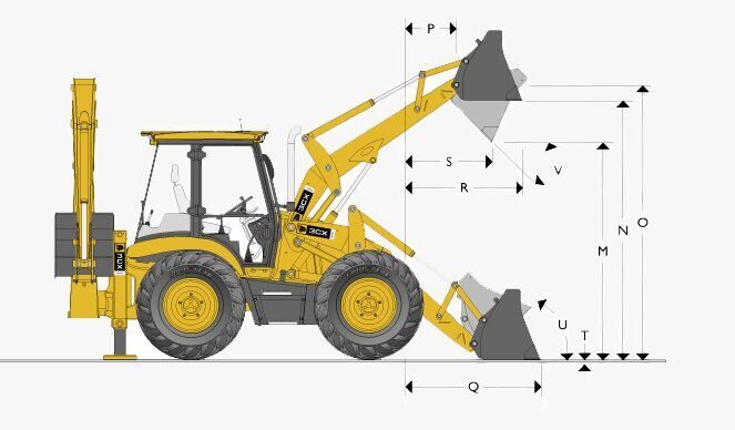 Планировка погрузчиком. Фронтальный погрузчик JCB 3cx. JSB экскаватор 3cx габариты. Экскаватор погрузчик JCB 3cx -4cx. Экскаватор-погрузчик JCB 3cx-4ws-SM.